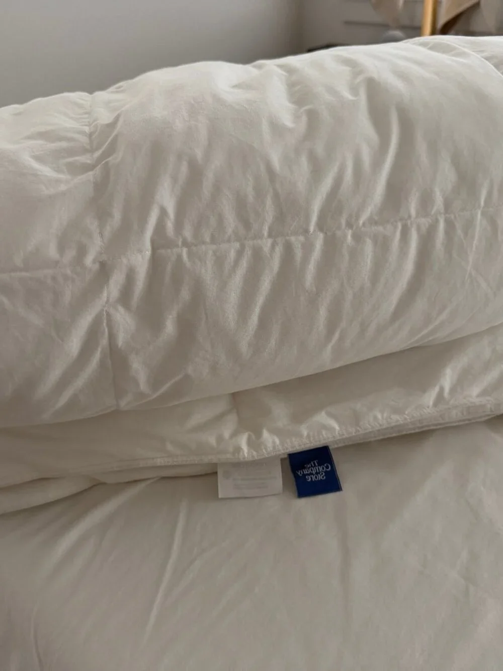 Company Store LoftAIRE Down Alternative Light Warmth Comforter, White, King